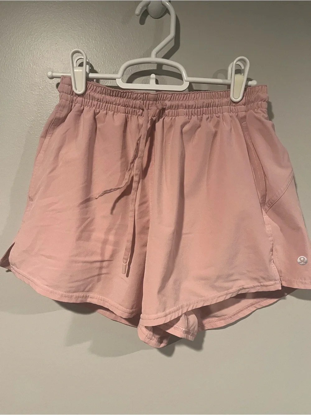 lululemon athletica Dusty Pink Athletic Shorts with Drawstring